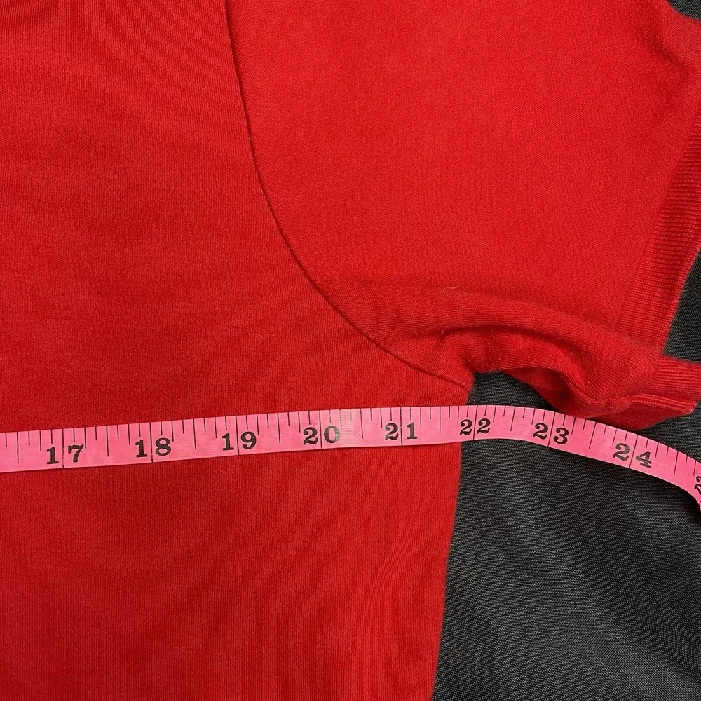 POLO BY RALPH LAUREN Mens Short Sleeve Polo Shirt Size L‎ Red w/ Blue Pony Logo